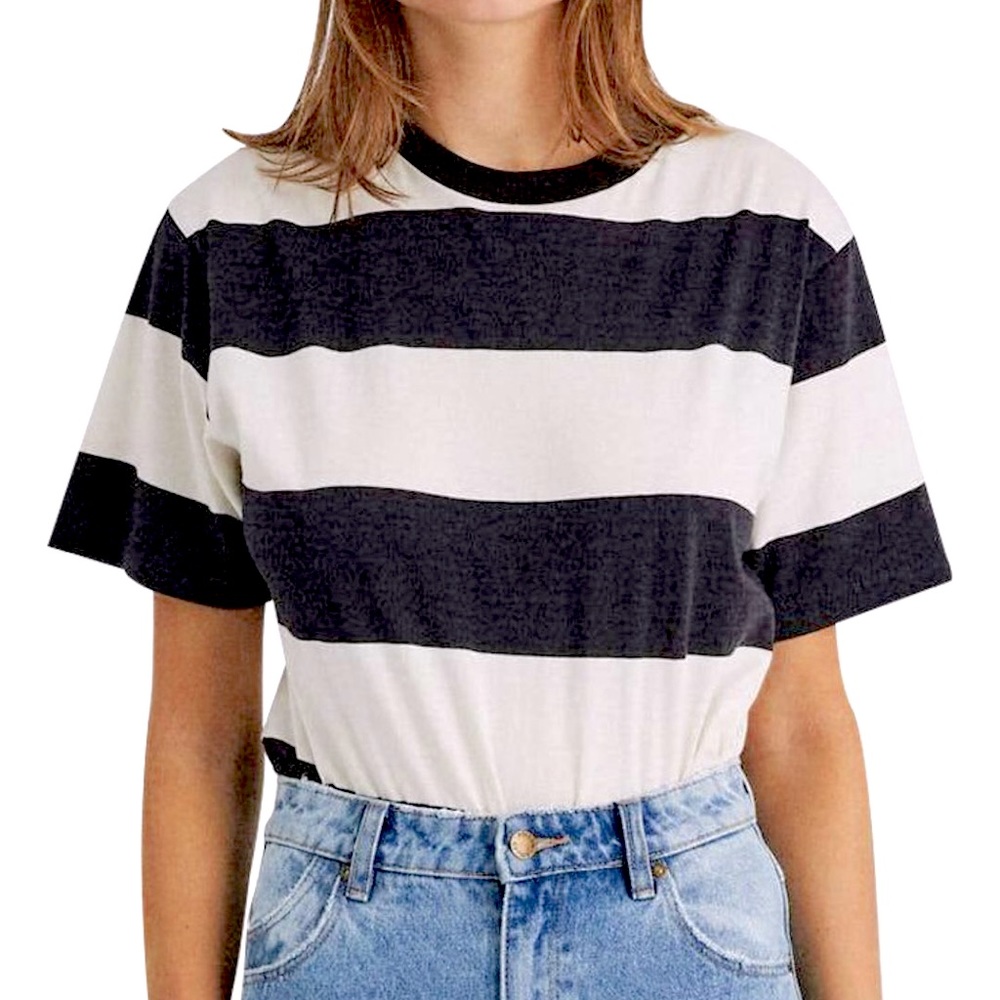 Rollas Tomboy Big Stripe T-Shirt